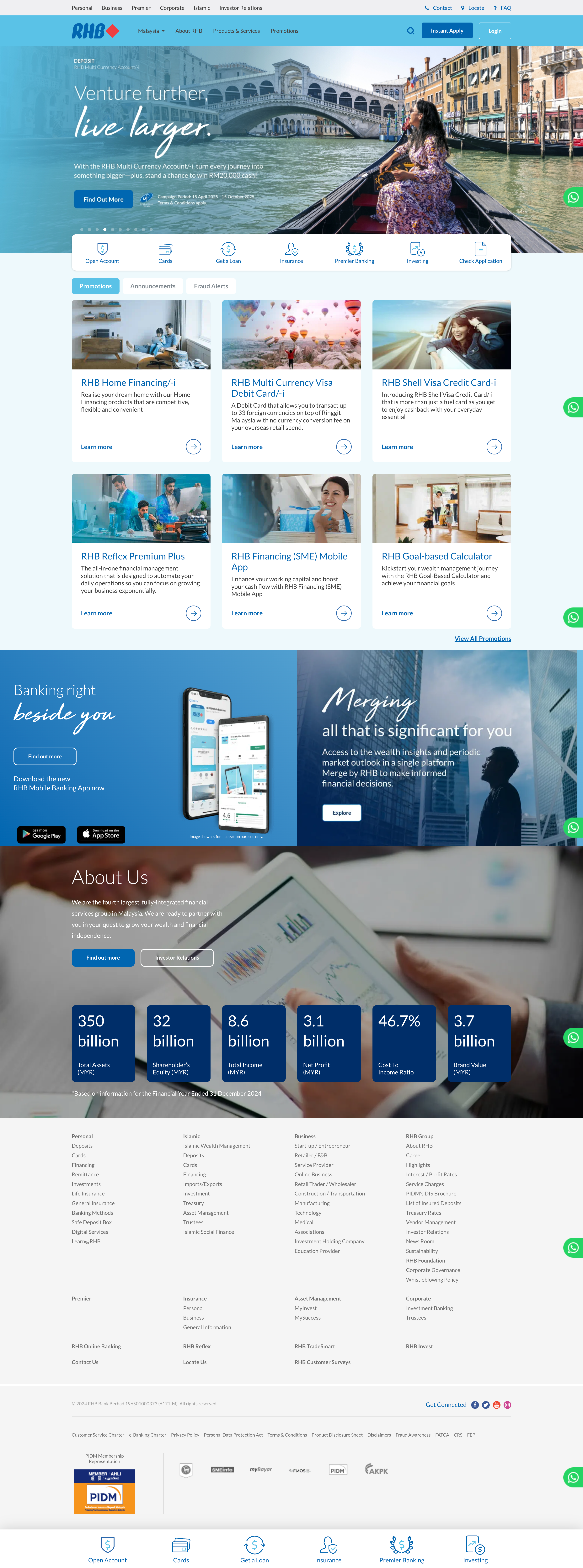 rhb group homepage